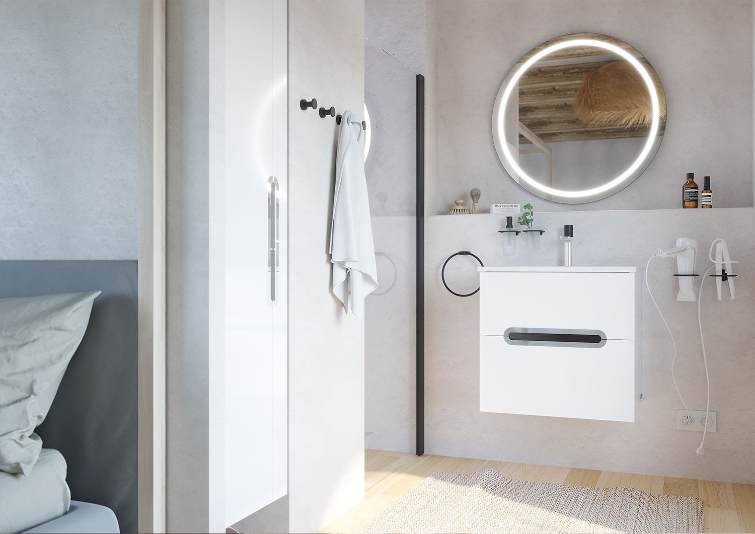Muebles, espejos y accesorios de baño