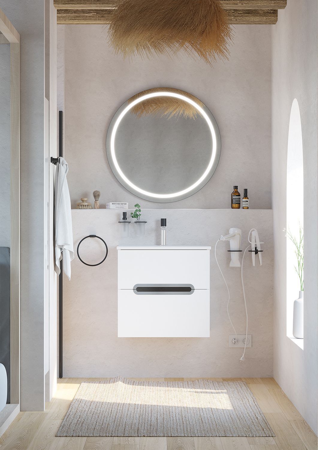 Muebles, espejos y accesorios de baño